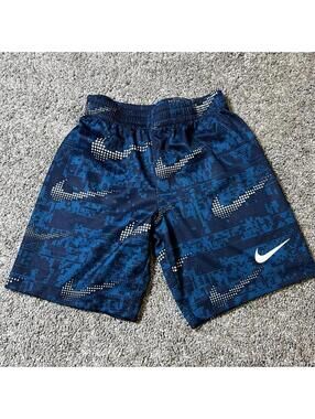 Nike Boys Blue Shorts Size S (4-5 YRS)